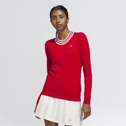 Cashmere Knit Sweatshirt Better Scarlet