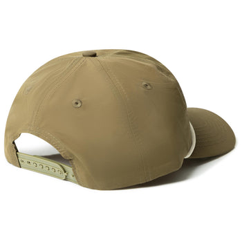 Malbon Golf Script Nylon Rope Hat Olive | TRENDYGOLF UK