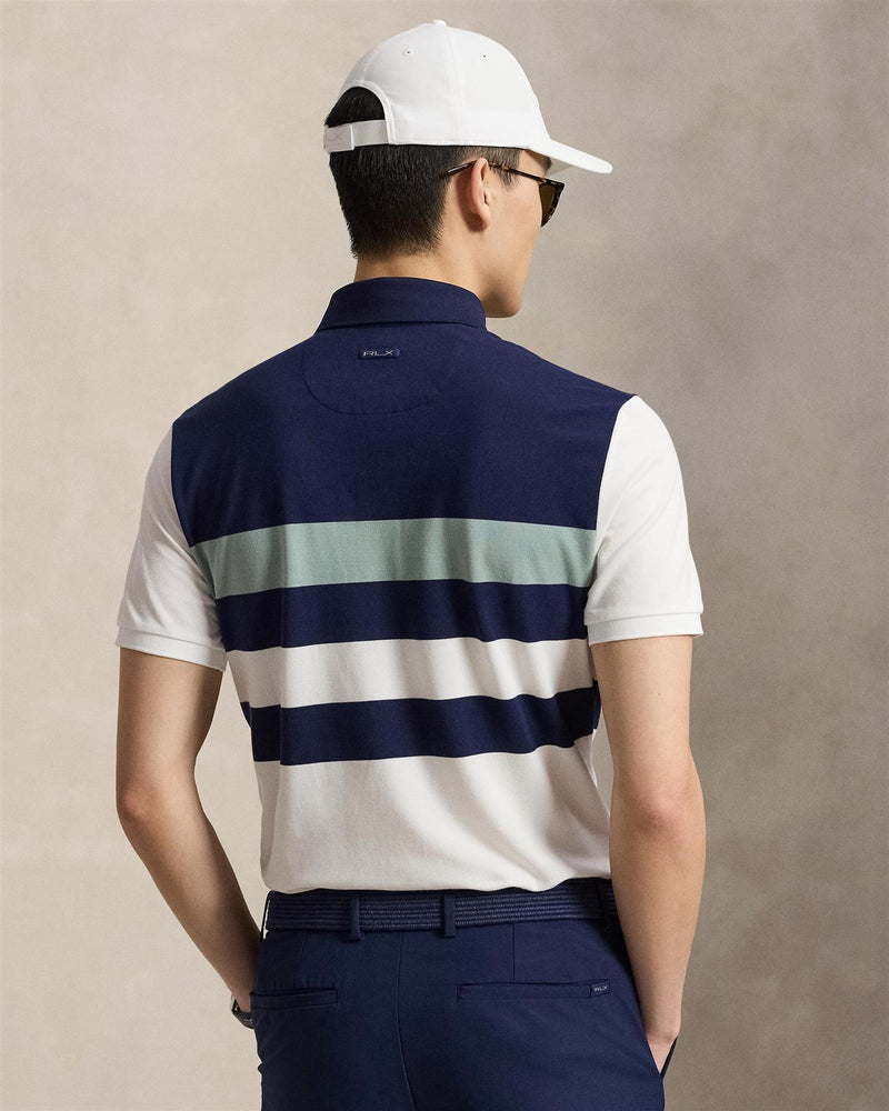 Tailored Fit Performance Polo Shirt Refined Navy Multi