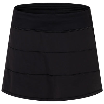 Womens Pace Rival Mid Rise 14 Inch Skirt Black - SS24