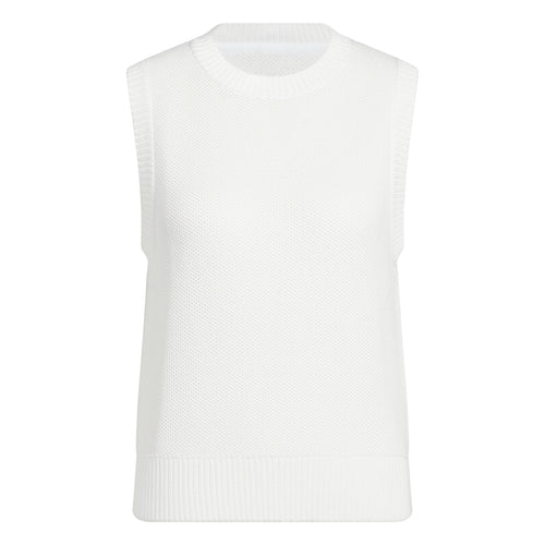 Womens Ultimate365 Knit Tour Vest White - SS25