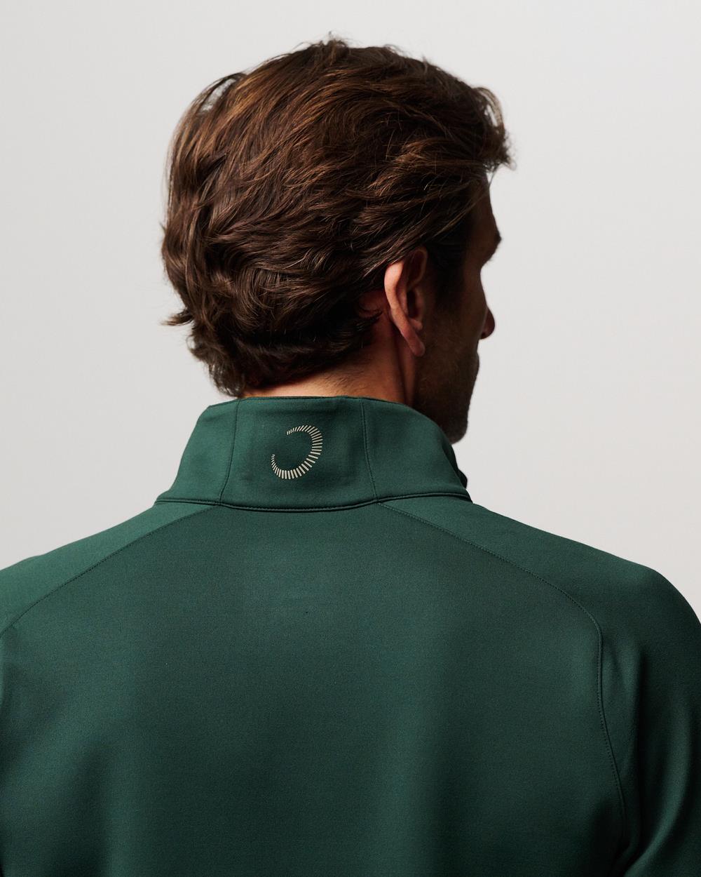 TKO Quarter Zip Pullover Racing Green