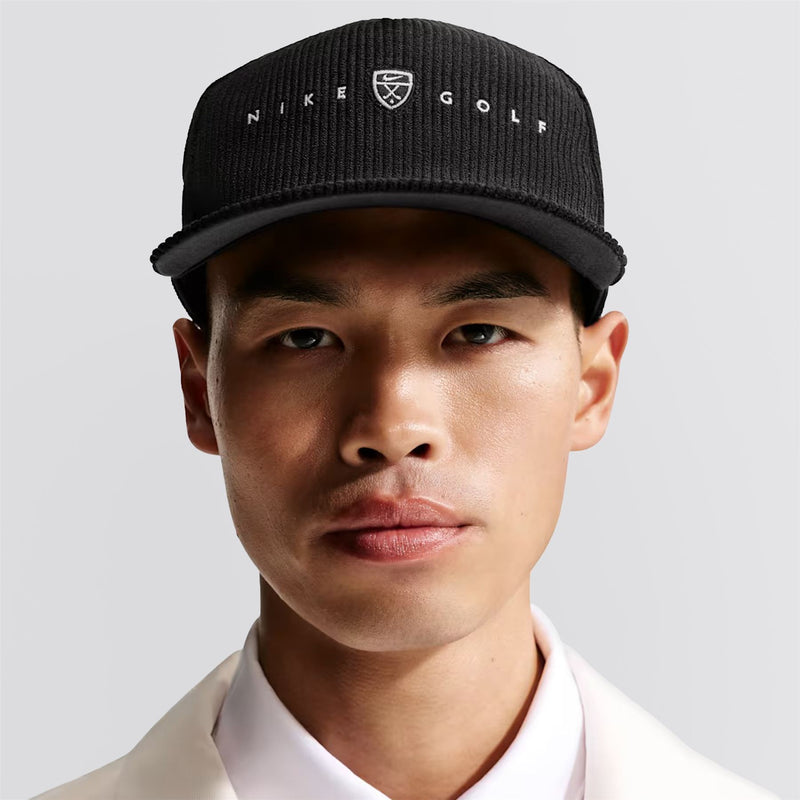 Pro Flat Bill Cord Golf Cap Black/Anthracite
