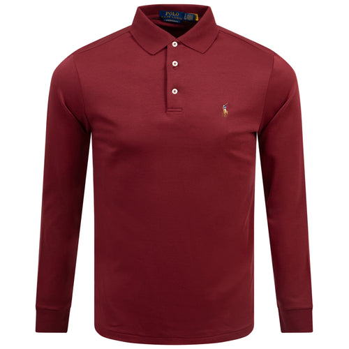 Polo Golf Slim Fit Cotton LS Polo Red Carpet - AW24
