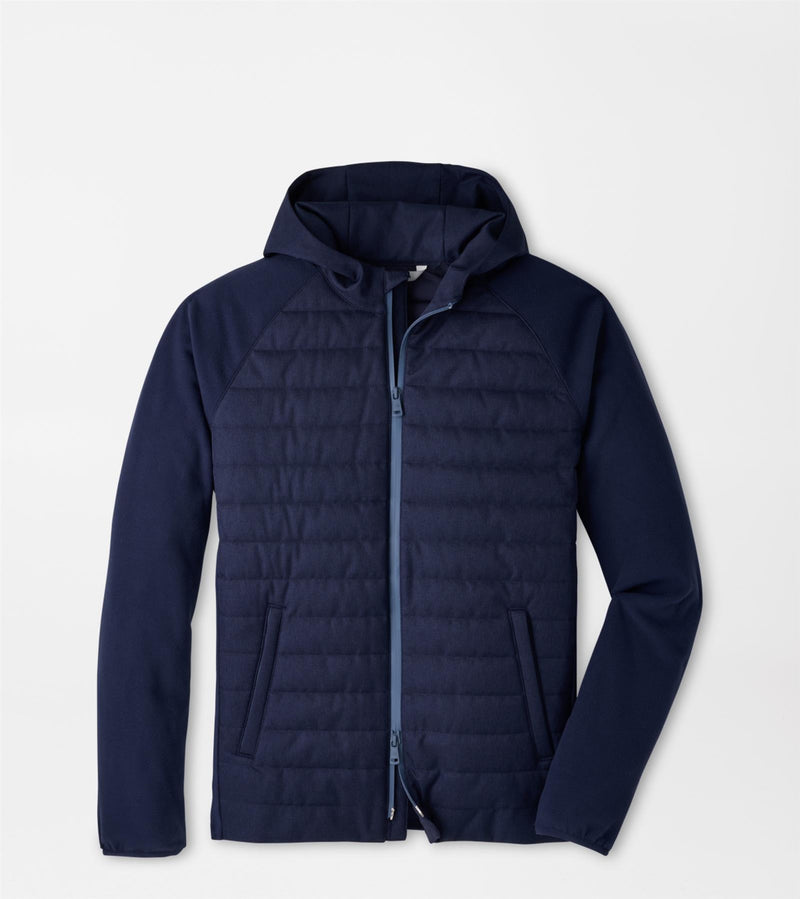 Parks Hybrid Hooded Jacket Navy
