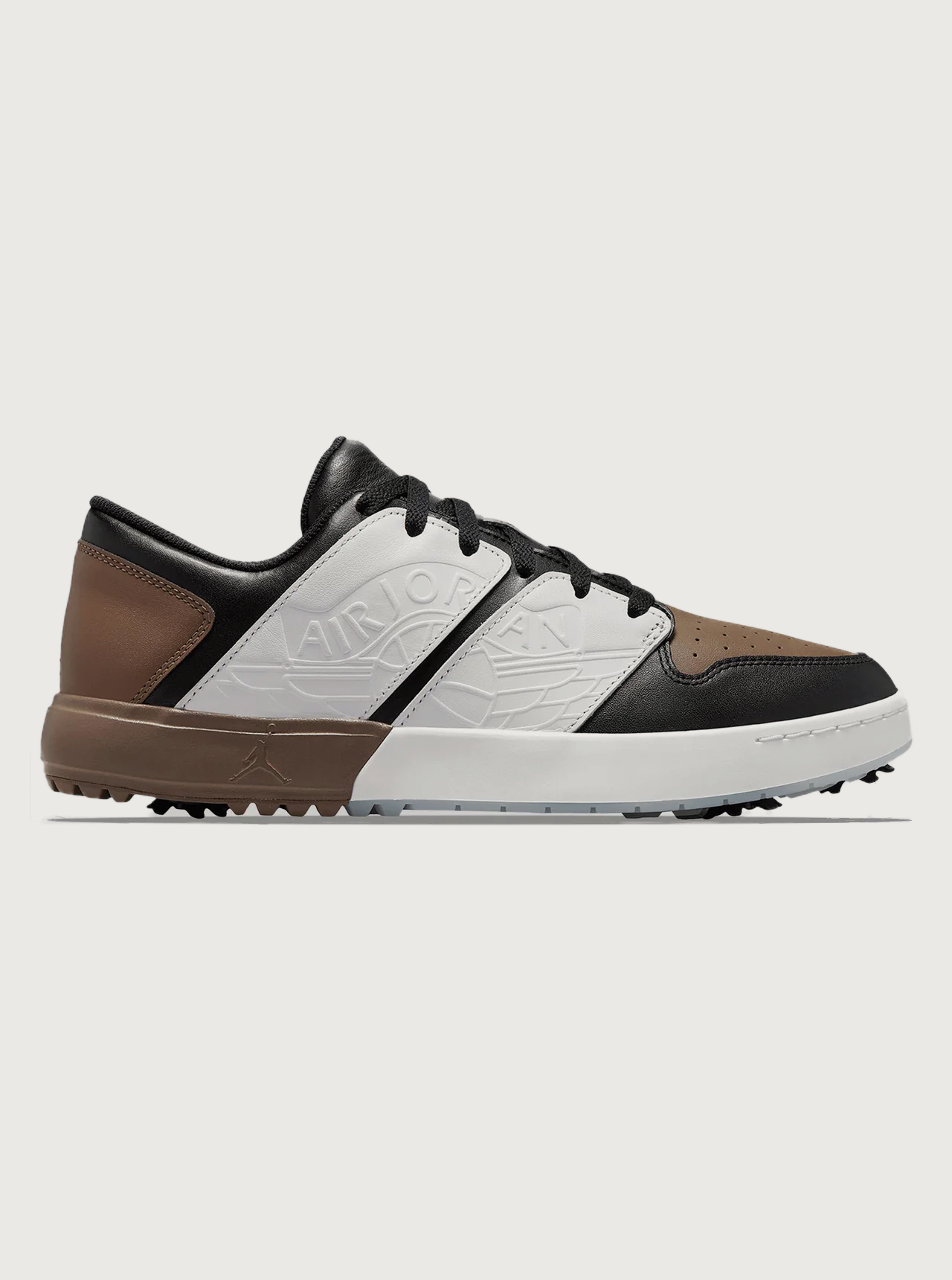 Air Jordan NU Retro 1 G Golf Shoes Black/White/Palomino