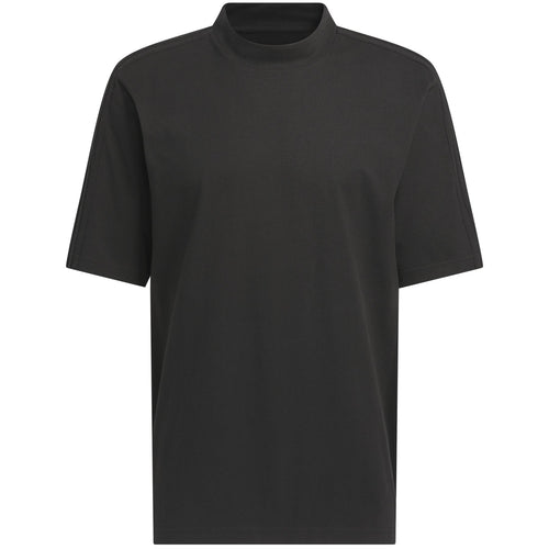 Rolling Links Skate Mock Neck Polo Black - AW24