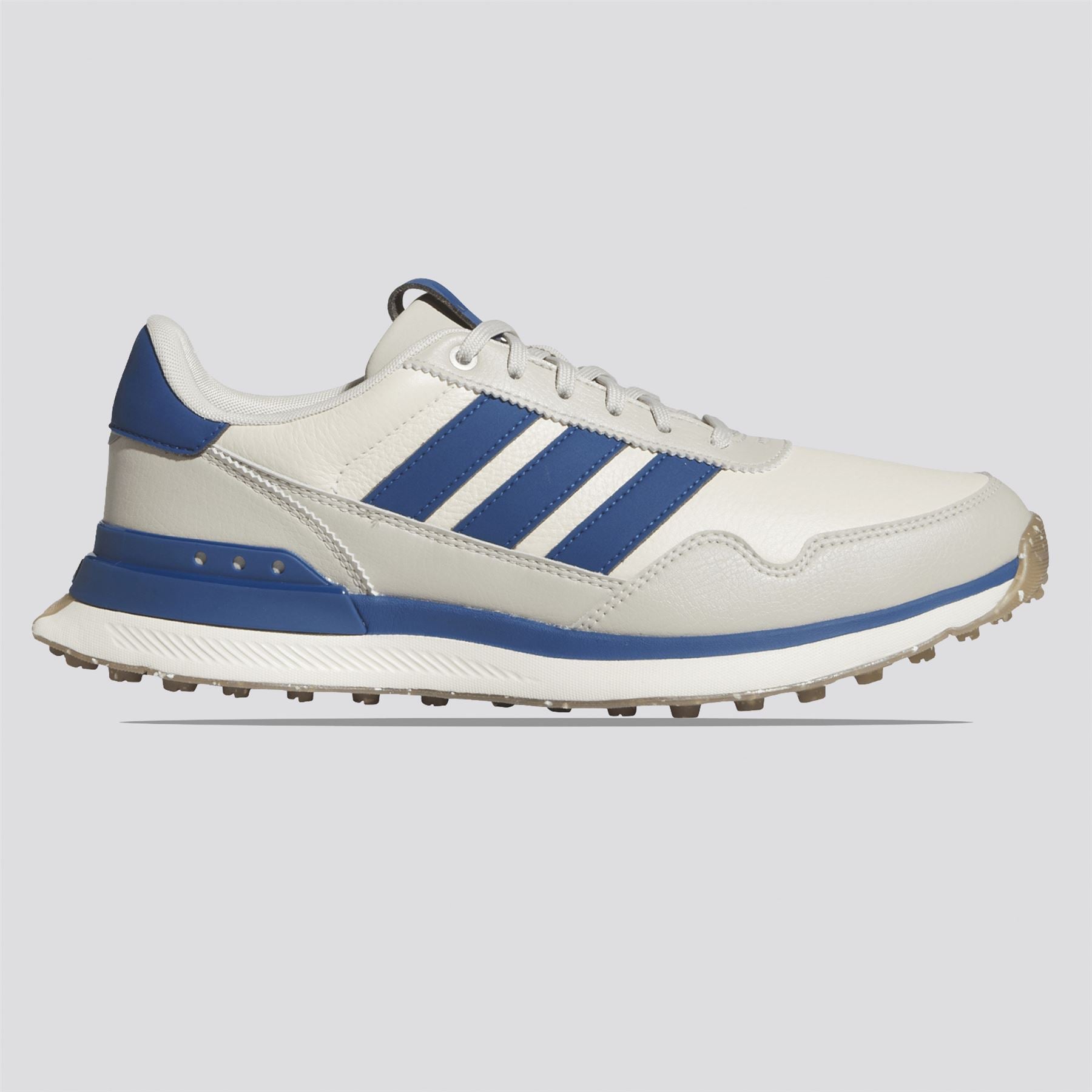 S2G '26 Leather Spikeless Golf Shoes Chalk White/Dusky Petrol/Wonder Alumina