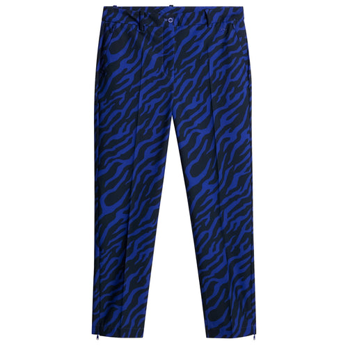 Womens Pia Print Trousers Tour Tigers Clematis - SS25