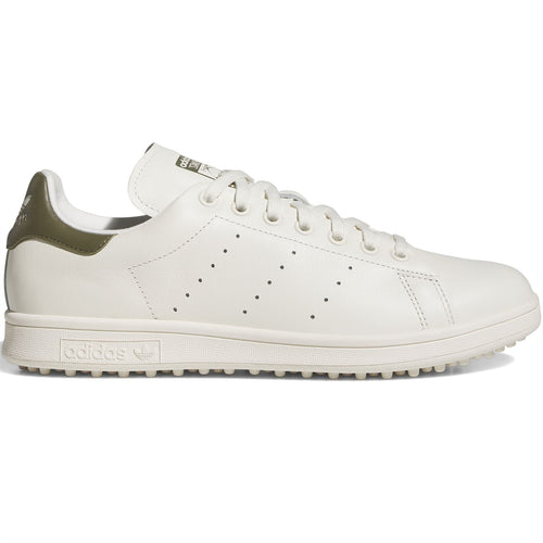 Stan Smith Spikeless Golf Shoes White/Olive Strata - SS25