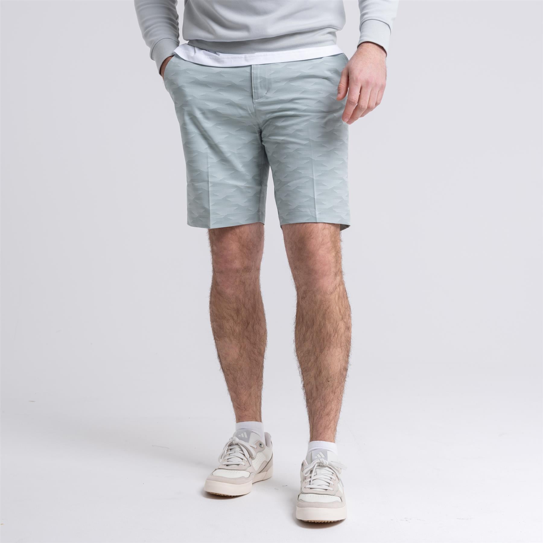 Ultimate365 Printed Golf Shorts Wonder Silver