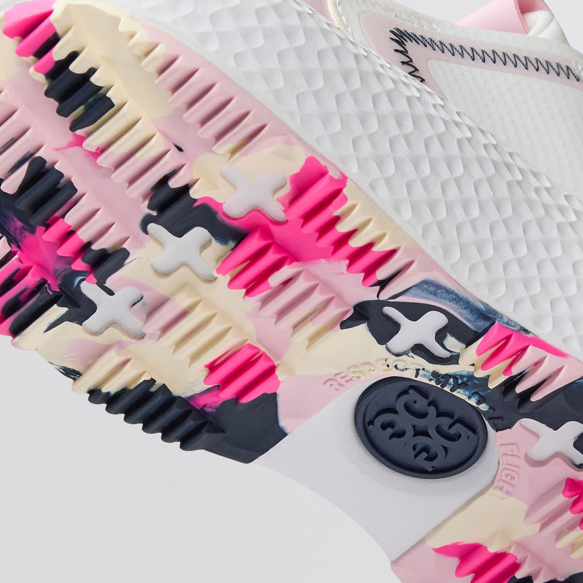 MG4X2 Spikeless Golf Cross Trainer Snow/Blush