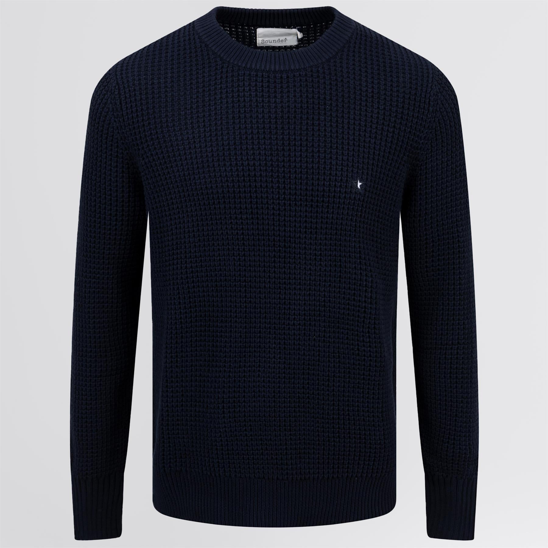 Chunky Knit Deep Navy