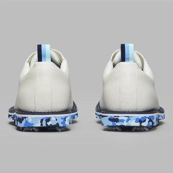 GALLIVANTER G/LOCK Leather Camo Sole Golf Shoes White