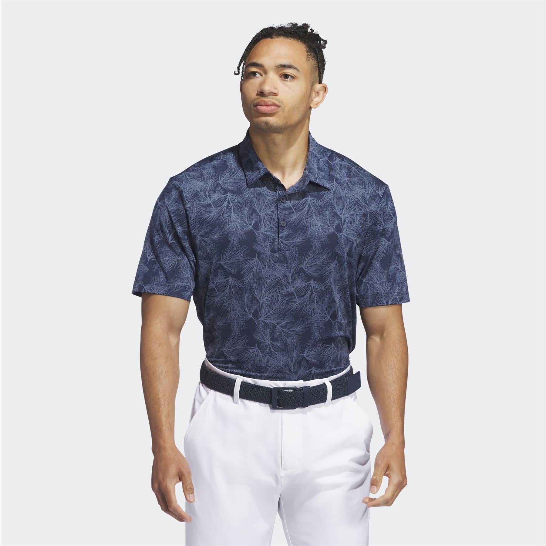 Ultimate365 Mesh Print Polo Navy/Ink