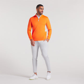 Pure 2.0 Quarter Zip Rickie Orange