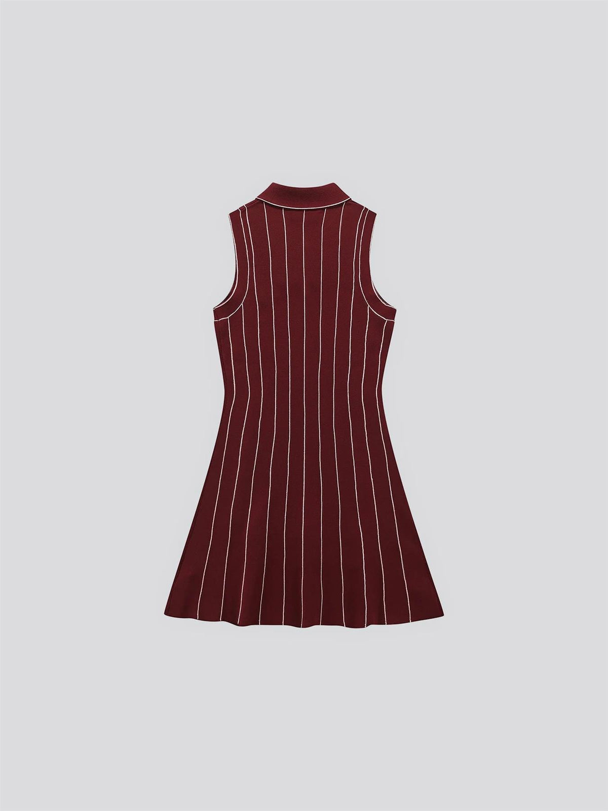 Country Club Knit Dress Maroon/Pink