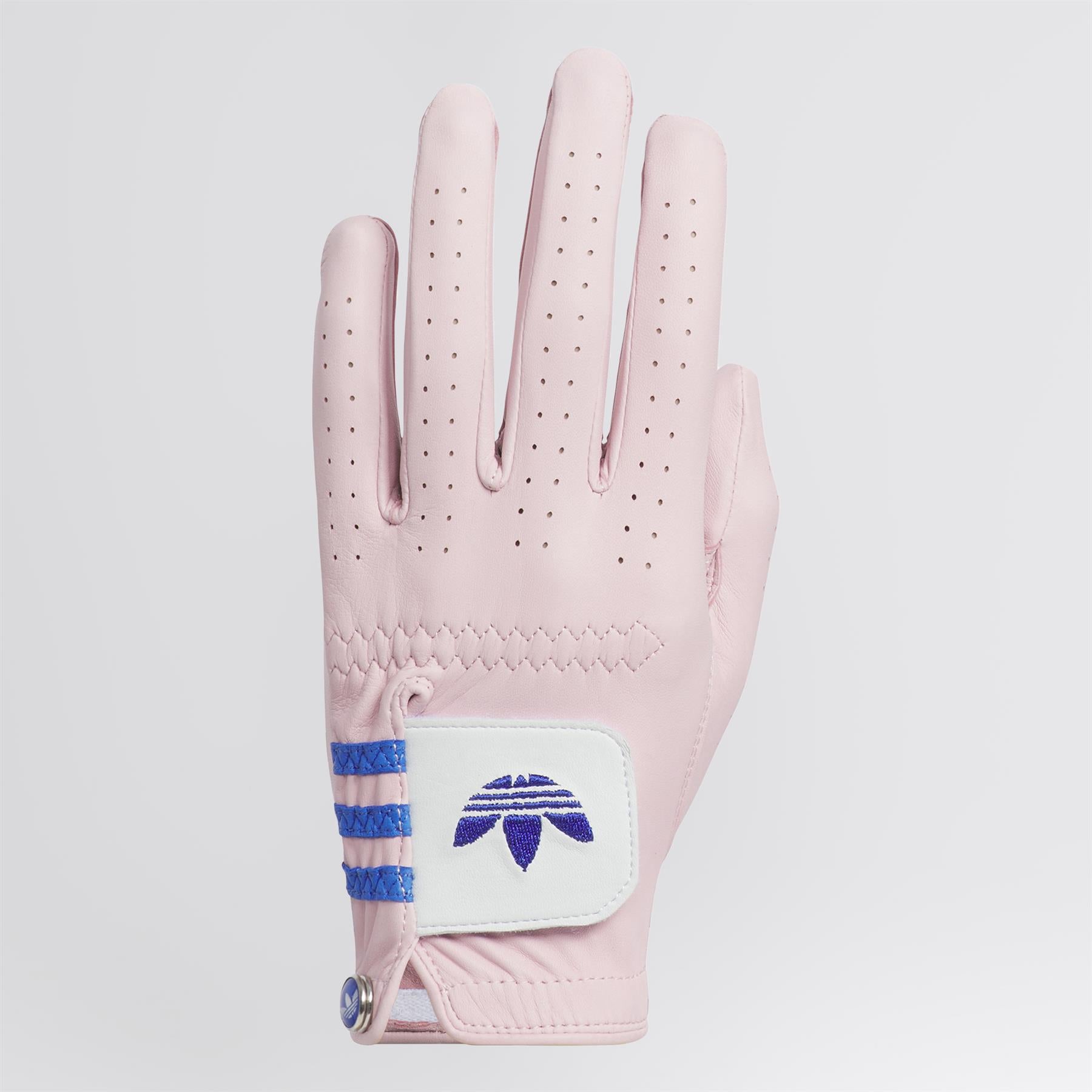 Left Hand Leather Glove Clear Pink