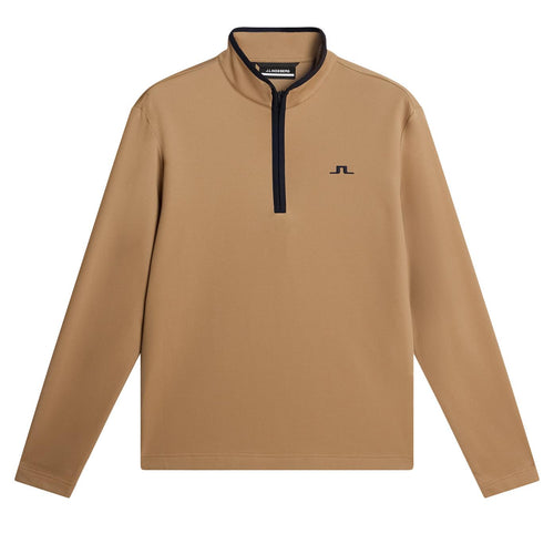 Clide Quarter Zip Mid Layer Tigers Eye - SS25