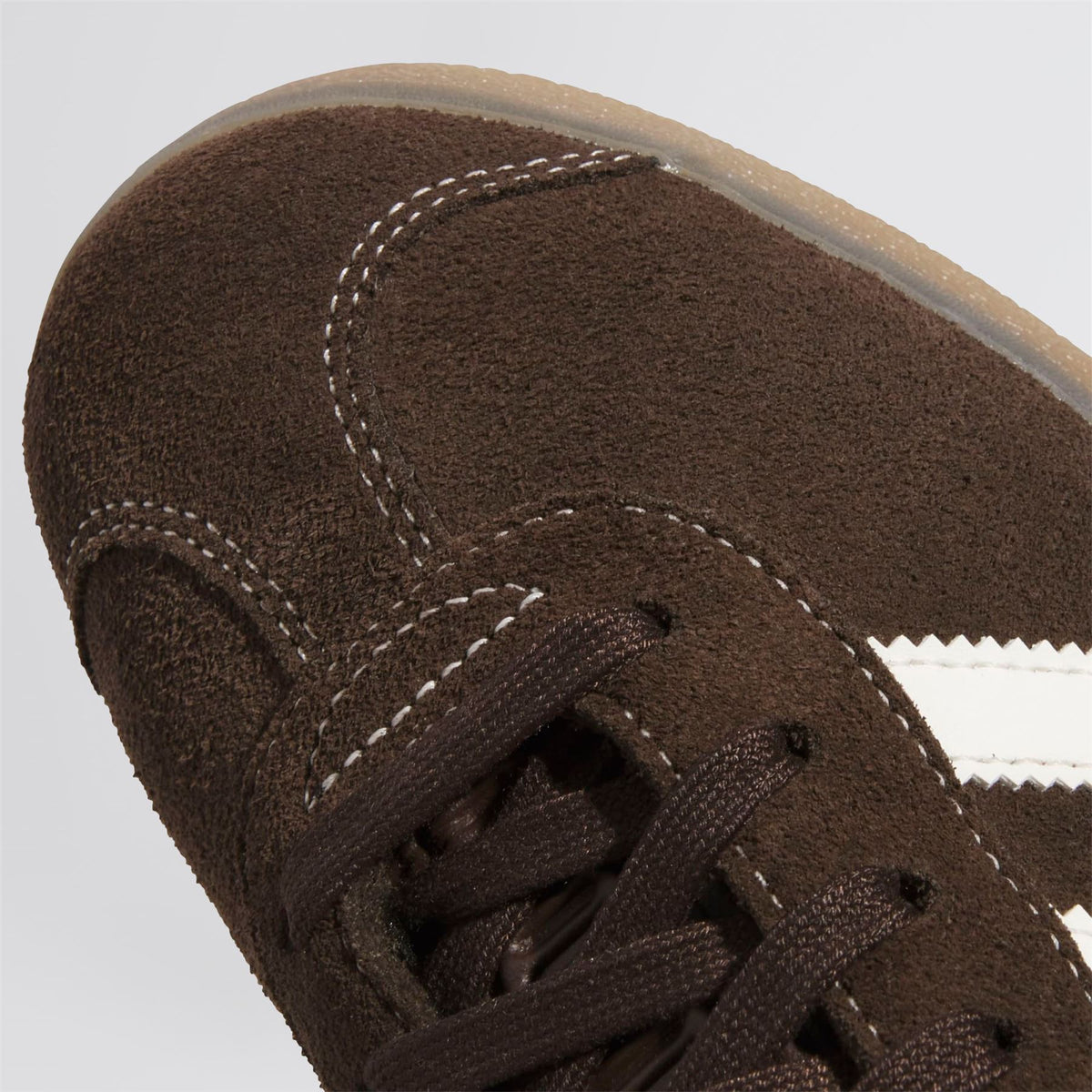 adidas Originals Gazelle Spikeless Golf Shoes Dark Brown/Chalk White