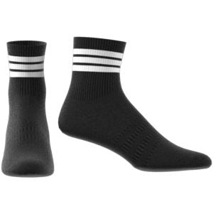 Half Crew 3-Stripes Socks Black - SS25