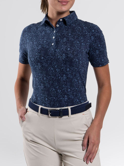 Hollow Pima Polo Atlanta Blue