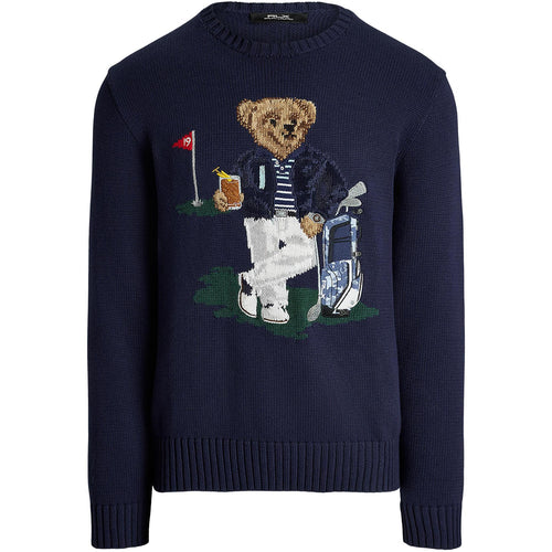 RLX Bear Cotton Coolmax Sweatshirt Refined Navy - AW24