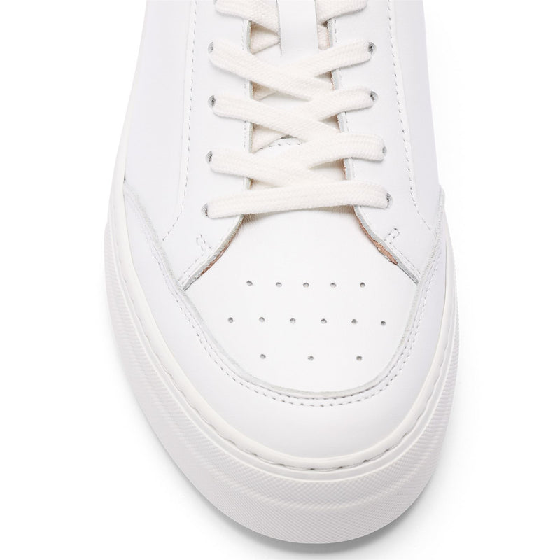 Art Signature Leather Sneakers White