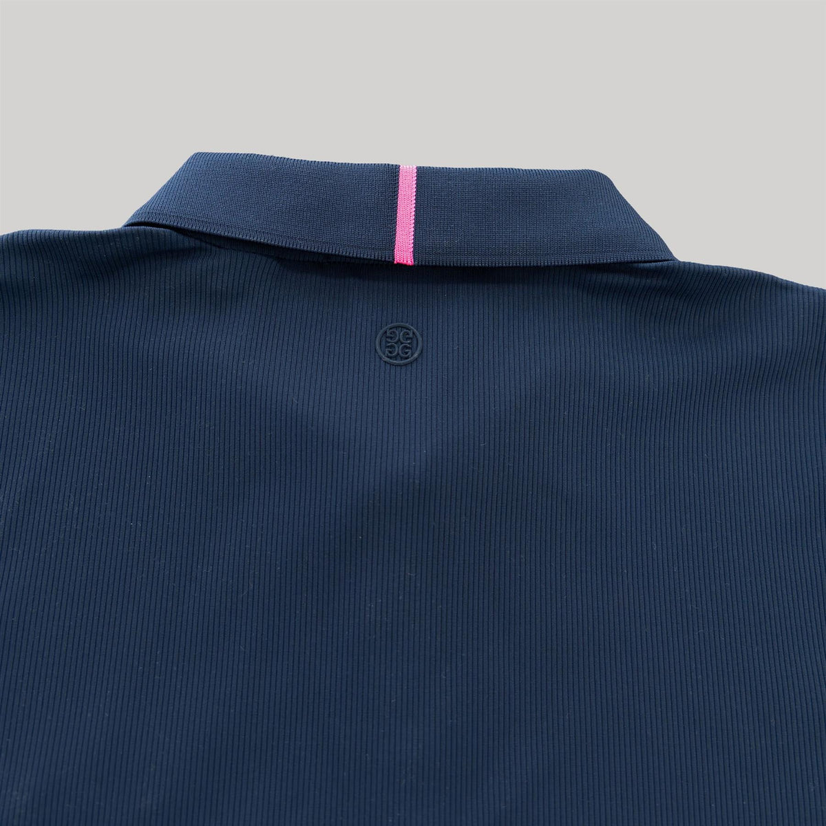 G/FORE x TRENDYGOLF Love Golf Ribbed Tech Nylon Polo Twilight