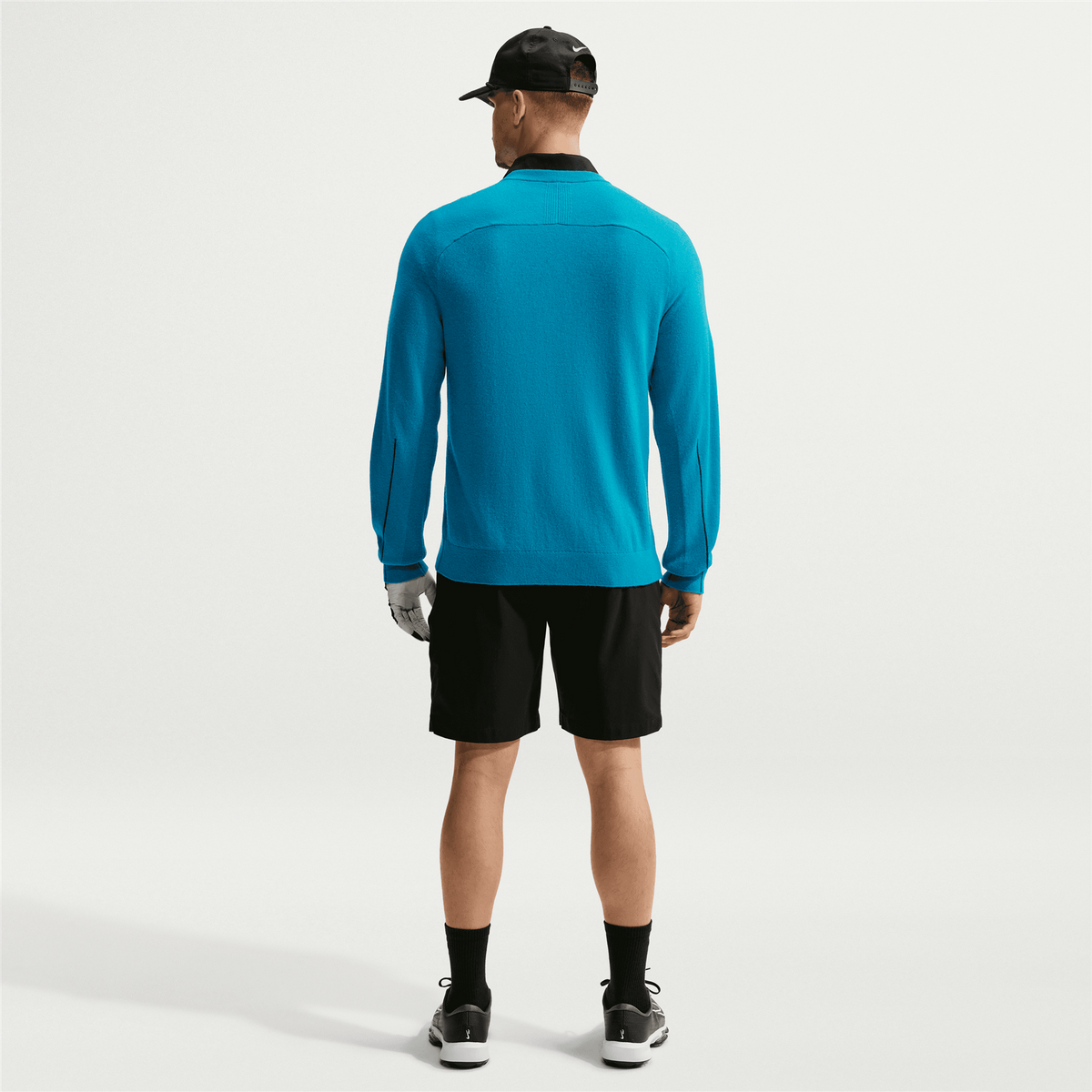 Tailored Performance Crewneck Sweater Baltic Blue/College Navy
