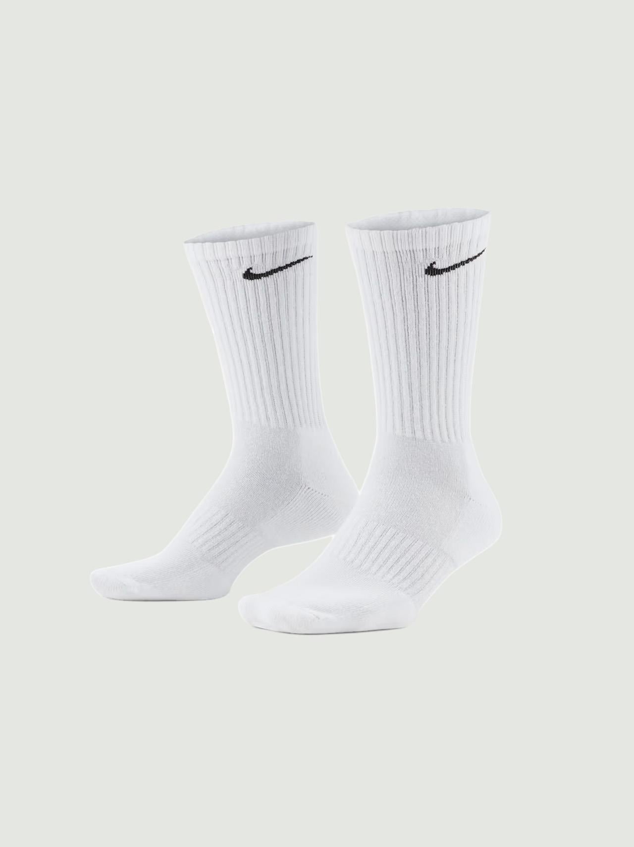 Everyday Cushioned Crew Socks White