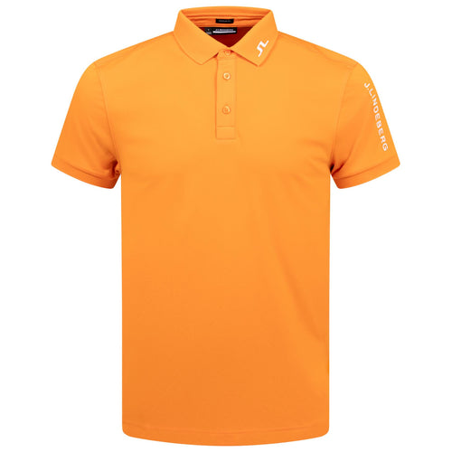 Tour Tech Regular Fit Polo Persimmon Orange - AW24