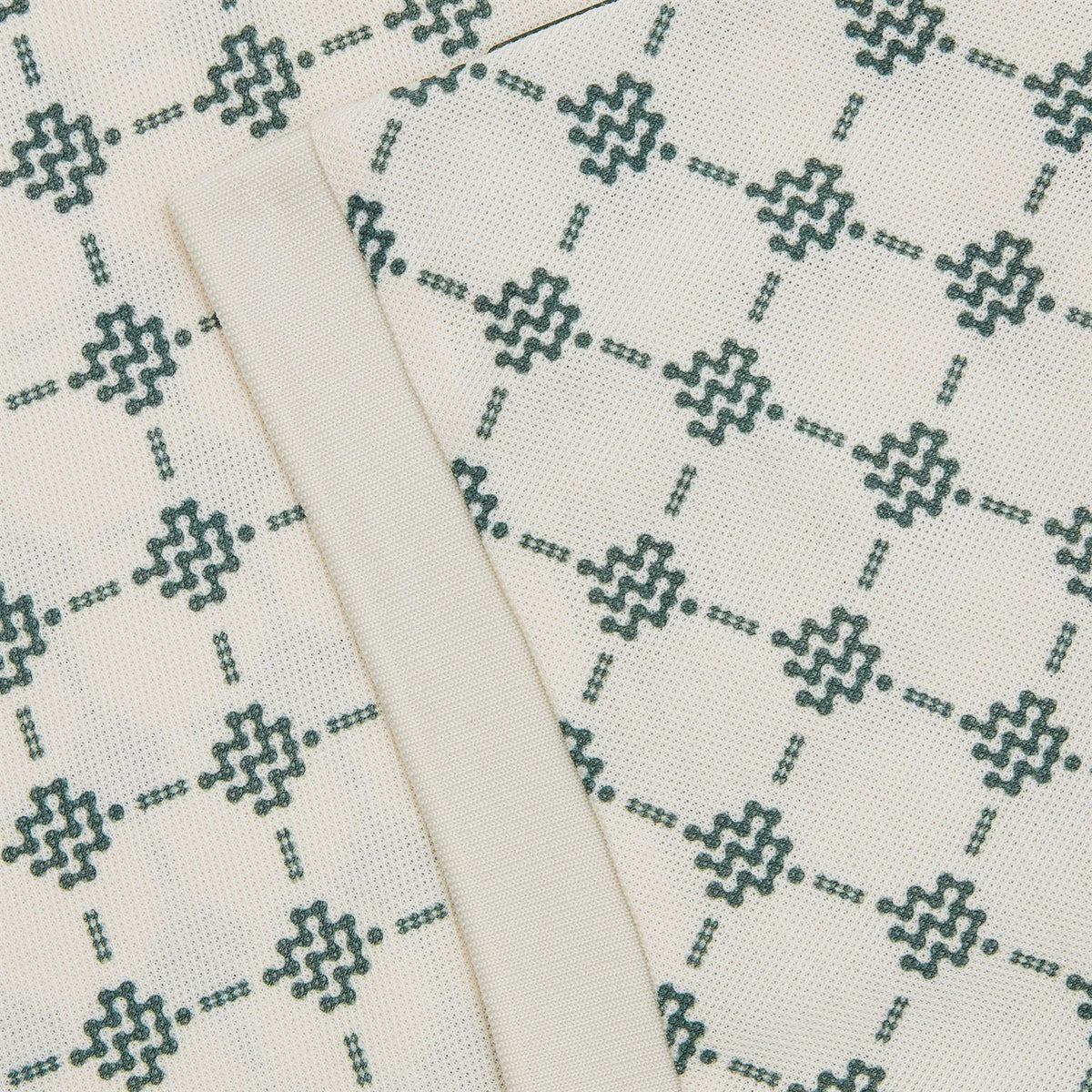GOAT Pique Polo Monogram Pebble