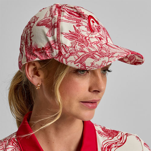 Technical Cap Red Botanical