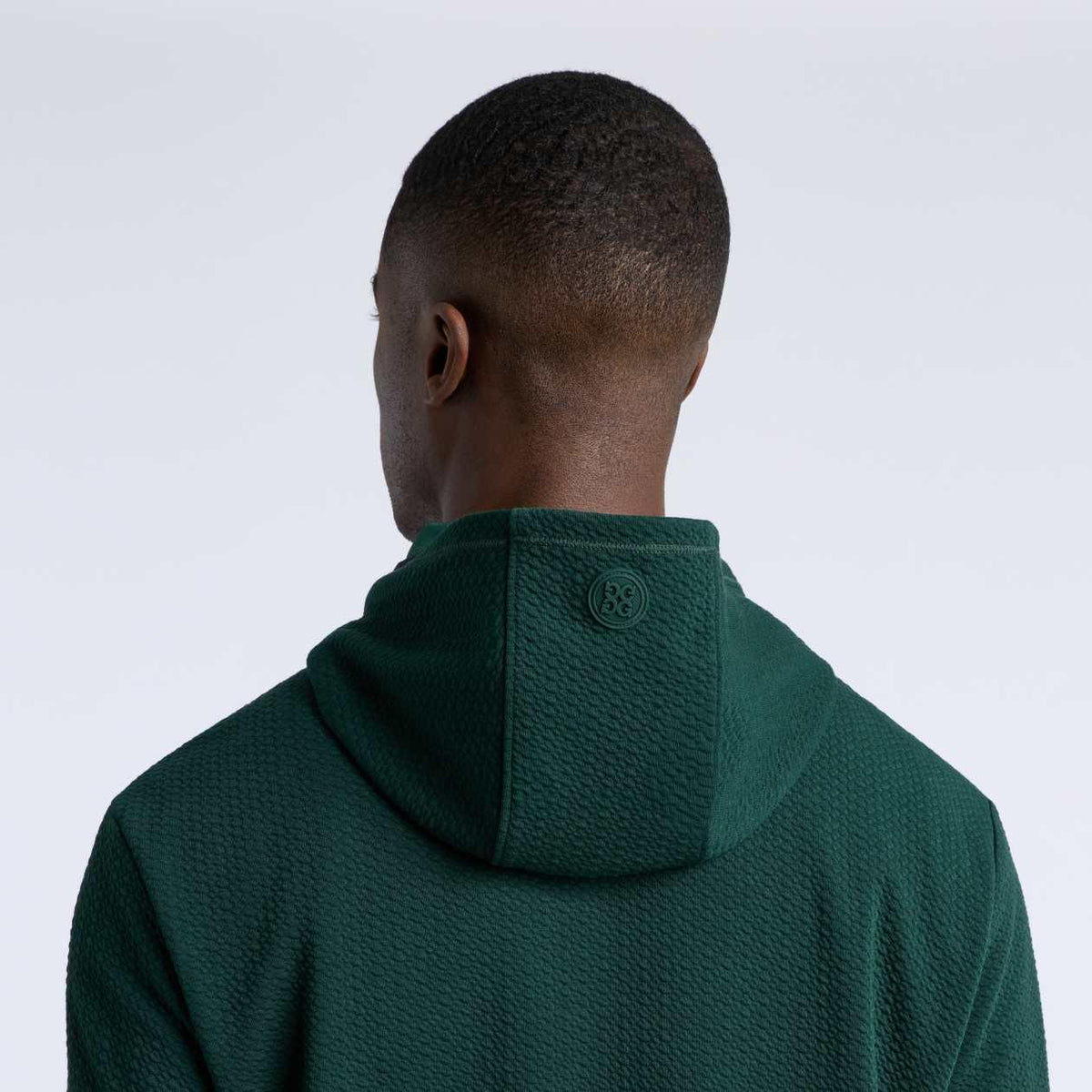 Pebble Quilted Hoodie Pine