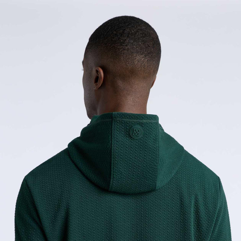 Pebble Quilted Hoodie Pine