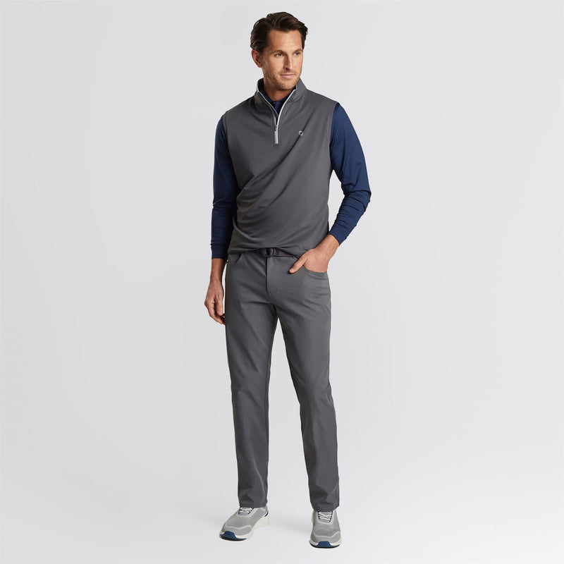 Galway Stretch Loop Ty Quarter Zip Vest Iron