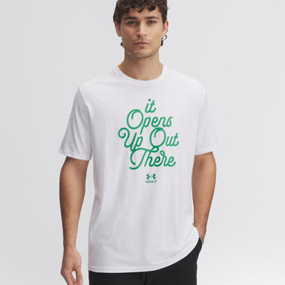 Golf Open Up T-Shirt White/Team Green