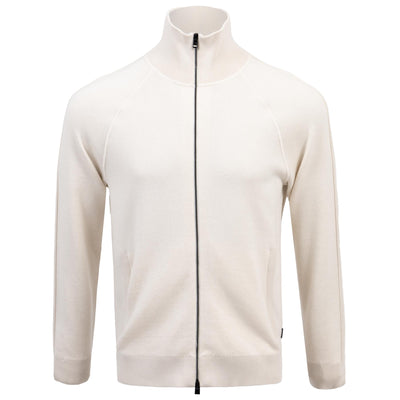 Domico Full Zip Cardigan Open White