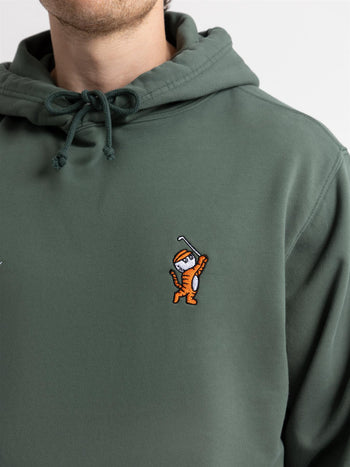 【MALBON GOLF】 [EVERGREEN] GD Hoodie Sweatshirt ■MAN Centre X Malbon Golf Evergreen Hoodie (Evergreen)