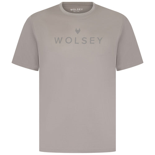 Logo Print Mercerised T-Shirt Grey - SU24