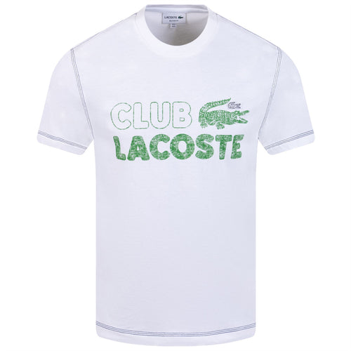 Club Lacoste Tee White - SS23