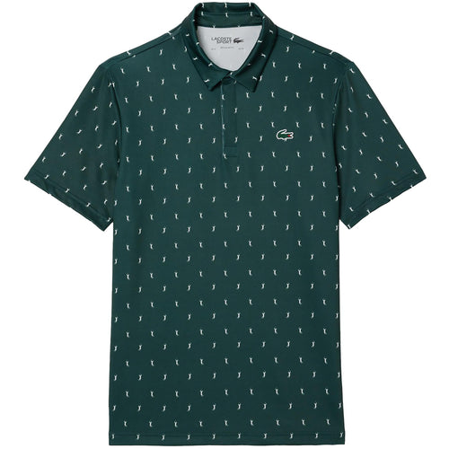 Golf Printed Regular Fit Polo Green - AW24