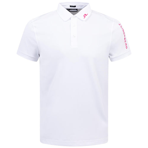 Tour Tech Regular Fit Polo White - AW24