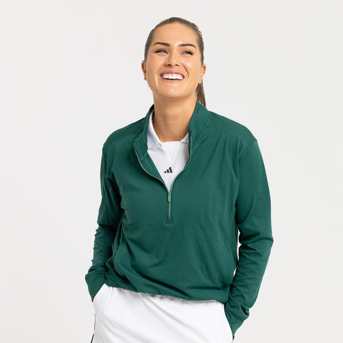 Womens Ultimate365 Half Zip Mid Layer Green - AW24