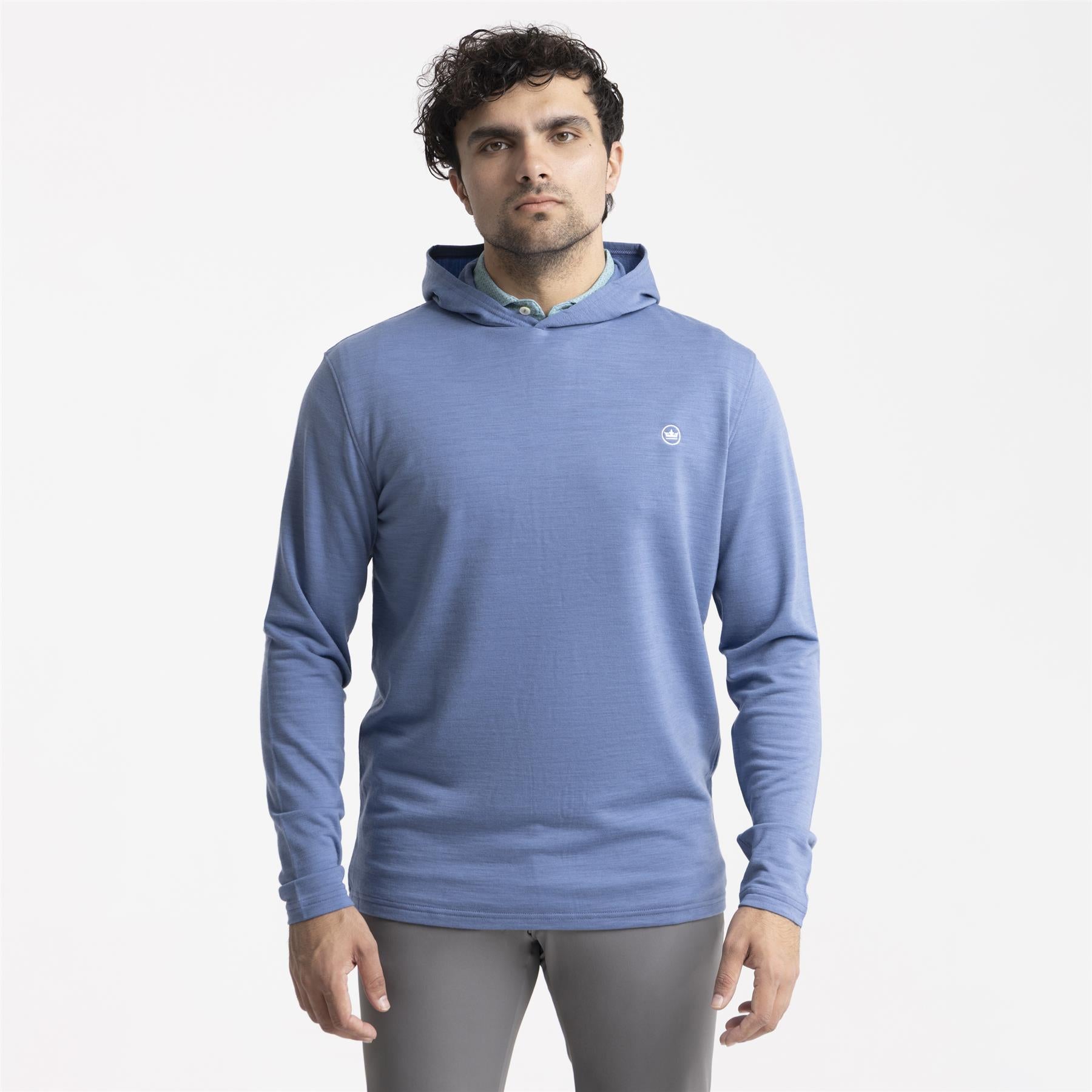 Excursionist Flex Heathered Hoodie Lunar Blue