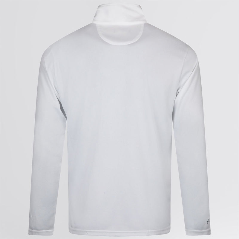 Evergreen Performance Quarter Zip White