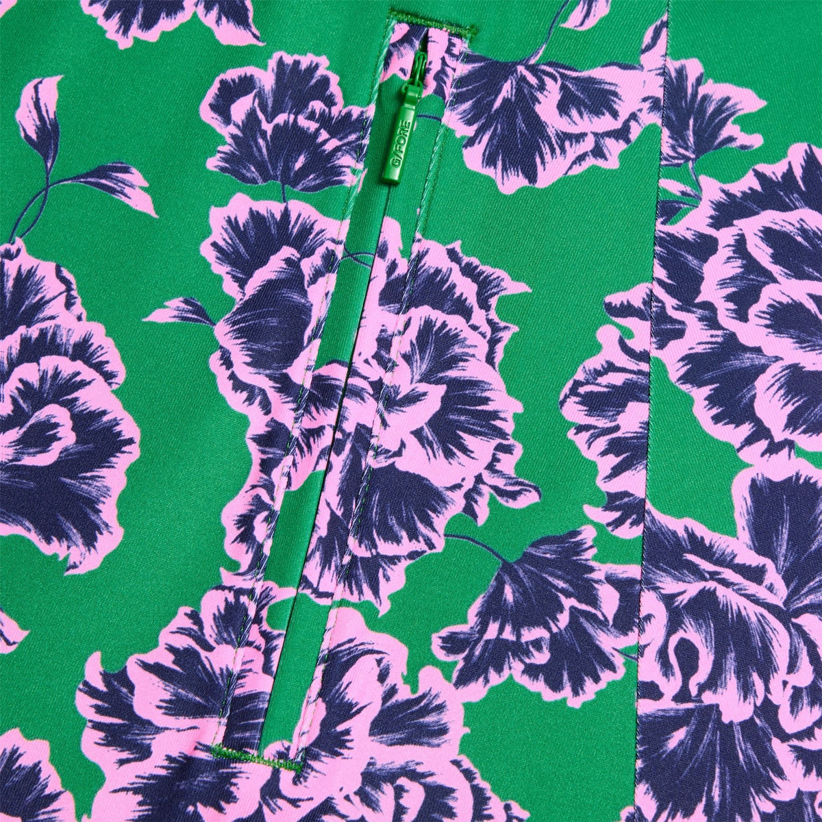 Graphic Floral Print Tech Jersey Skort Clover