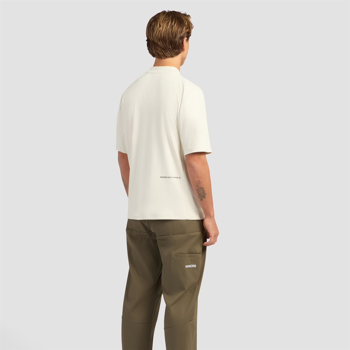 Course Mock Neck Polo Dune
