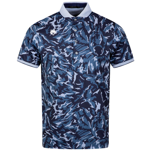 Midas Wolf Camo Polo Fjord - AW24